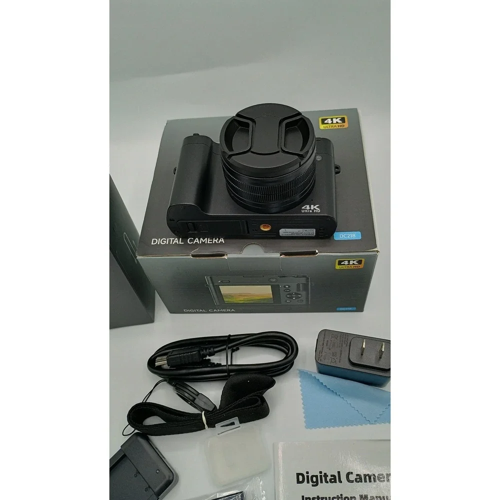 4K Digital Camera Ultra HD plus Accessories with Box DC218
